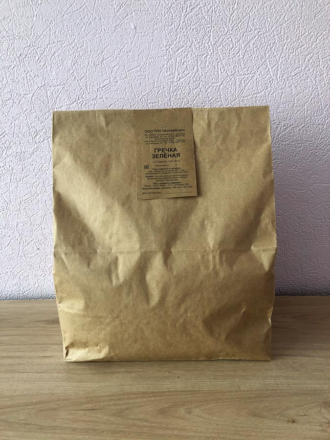 Гречка зелёная, 5 кг