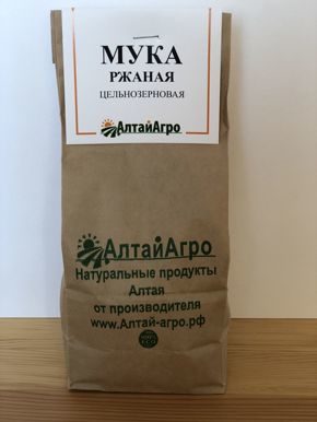 Мука ржаная цельнозерновая, 1 кг